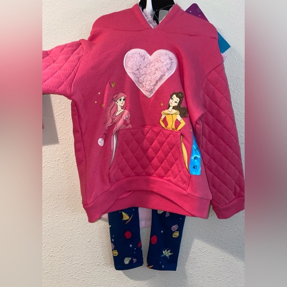 Disney Princess Girls 3 Piece Set Size 4T New - Picture 5 of 10
